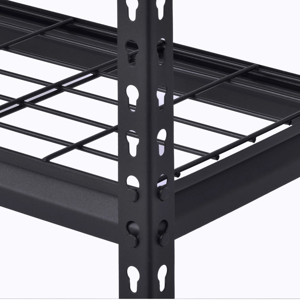 Muscle Rack 30"W x 12"D x 60"H 5-Tier Steel Shelving; 500 lb. Capacity per Shelf; Black