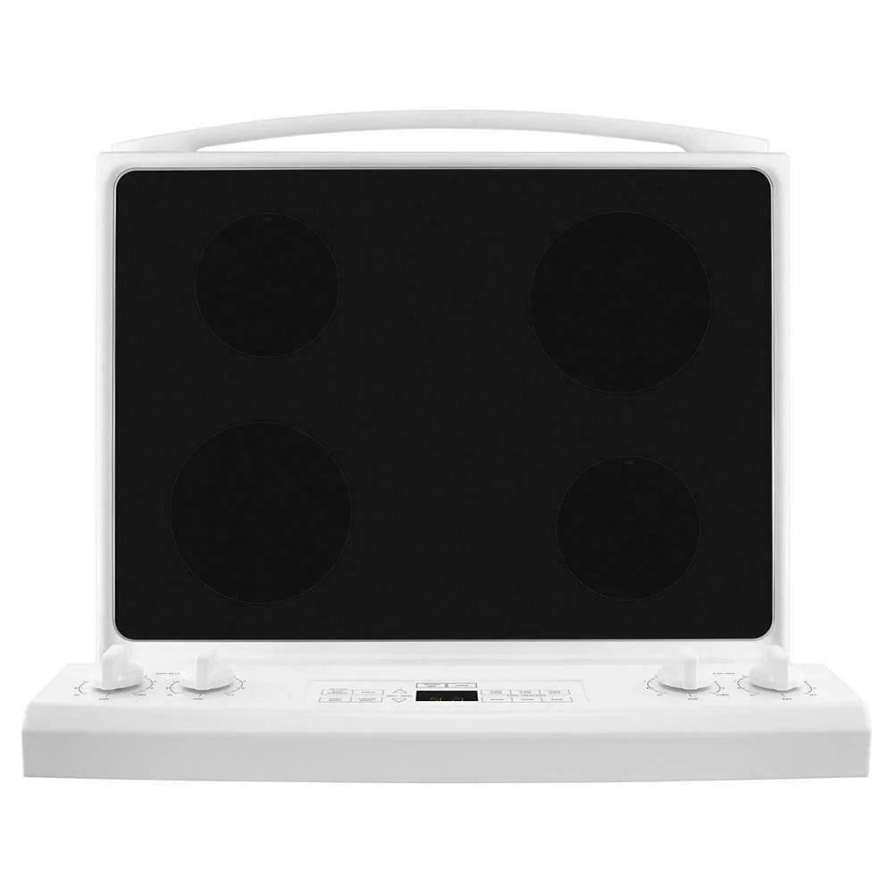 Brand New Amana(R) AER6303MFW - Freestanding 30" Electric Range - White - with Extra Large Oven Window 46" H x 27" D x 29" W