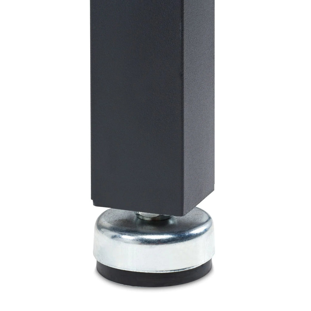 Établi commercial robuste Seville Classics UltraHD avec éclairage et panneau perforé, granite, 48 po L x 24 po P x 65,5 po H