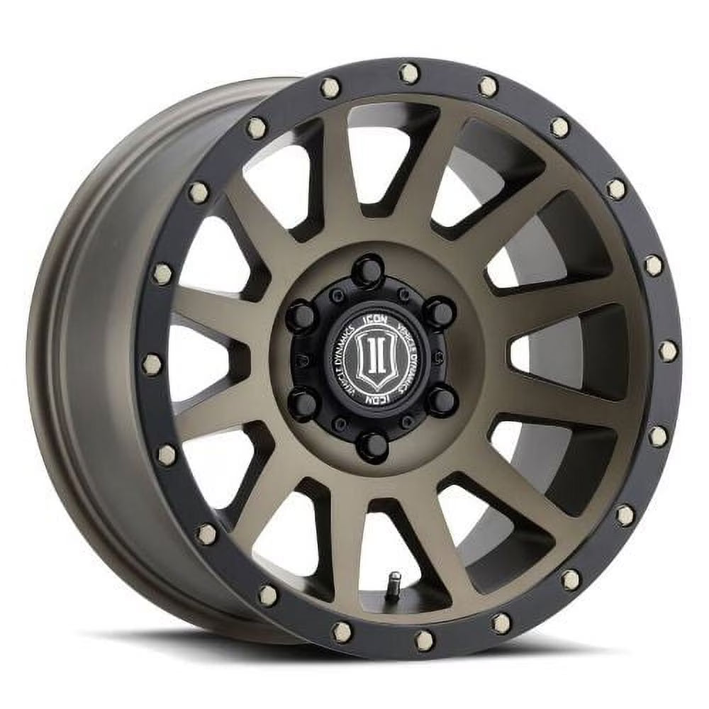 Icon Vehicle Dynamics 2017858347Br 17 X 8.5 Compression 6 X 5.5In 4.75Inbp 0Mm Offset- Bronze