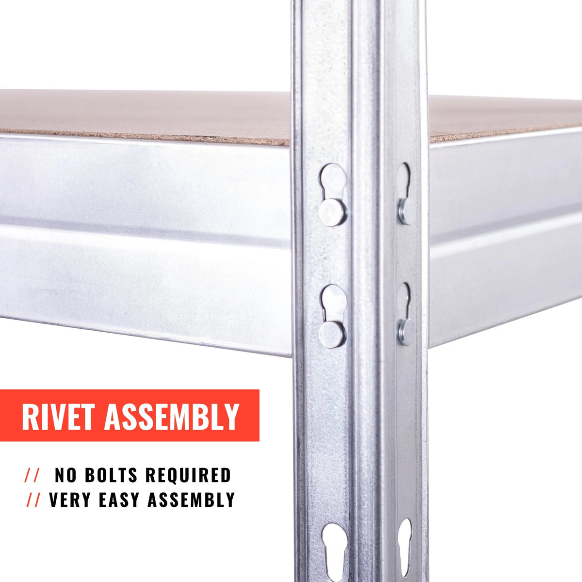 Ar Shelving 5- Tier Galvanized Steel Heavy Duty Garage Storage Shelving Unit with HDF Rack (39.2 in. W x 71 in. H x 20 in. D)