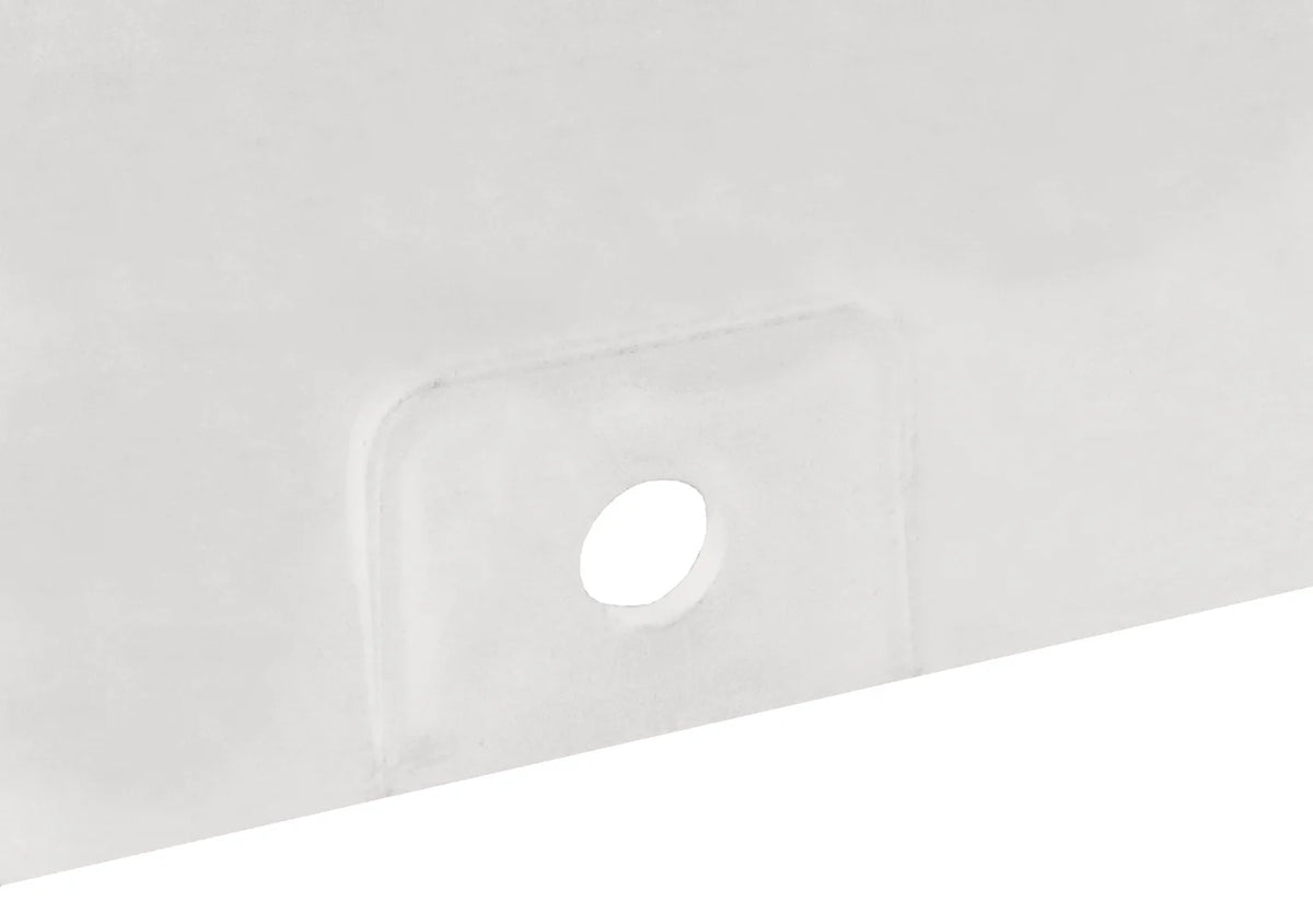 Oskar Plastic Storage Shelves 5-Tier Garage Organizer 74"H x 36"W x 18"D, White 750lb Capacity