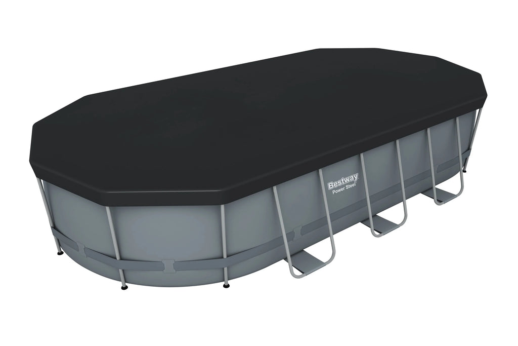 Bestway Power Steel 18' x 9' x 48'' Oval Above Ground Pool Set