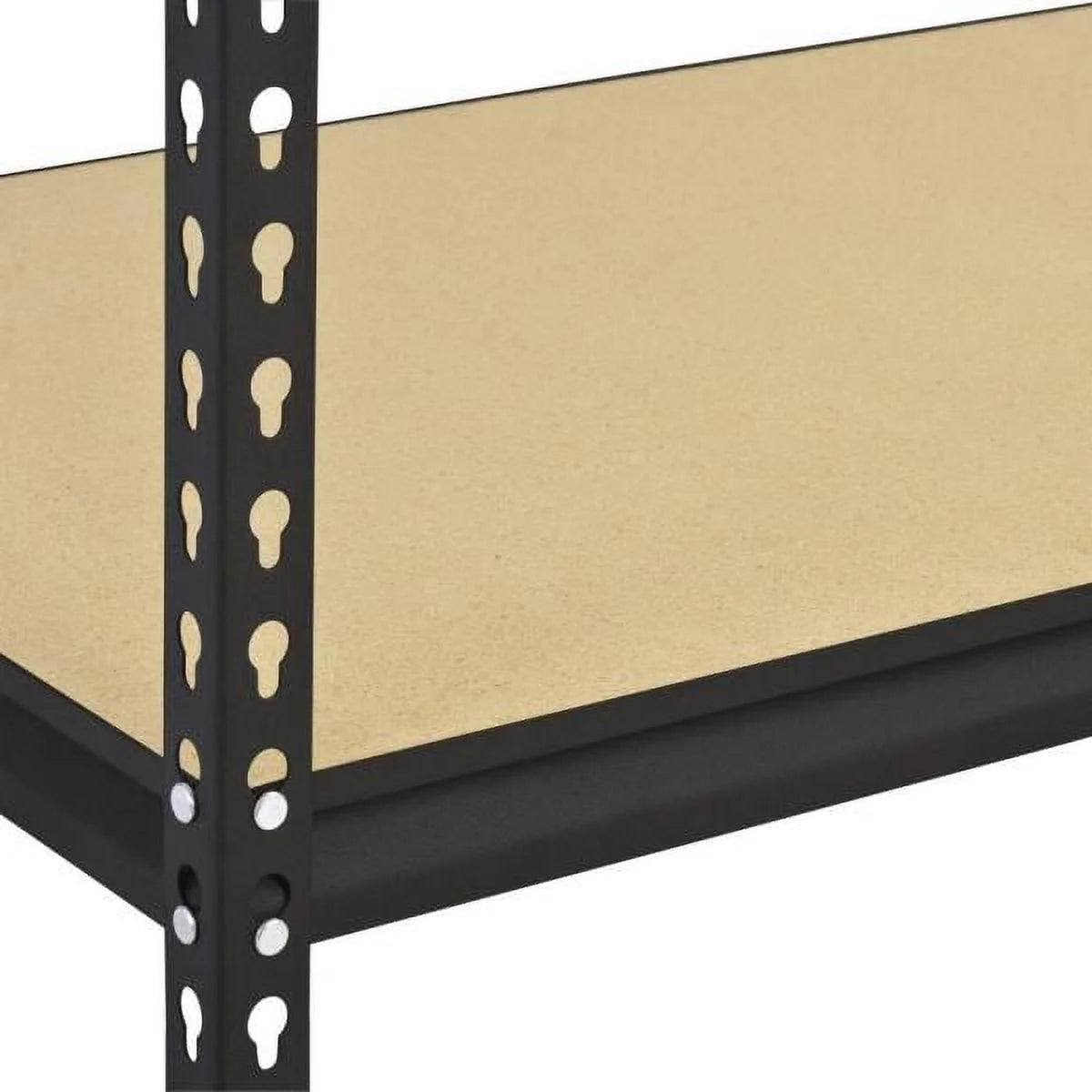 Étagère autoportante en acier Muscle Rack à 5 tablettes, 48 po l x 24 po P x 72 po H; noire