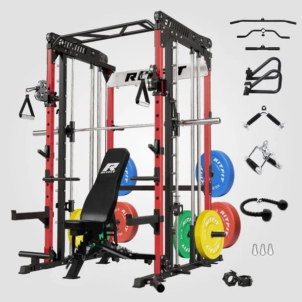RitFit M1 Pro Smith Machine Home Gym Package