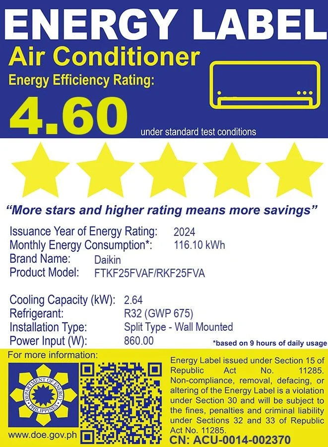 1 HP Split Air Conditioner Inverter AI Features with Efficient Airflow