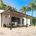 Aecojoy 20'x12′ Wall Mounteds Gazebos Pergola