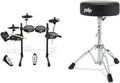 Alesis Turbo Mesh Kit - Electric Drum Set with Over 100 Sounds Mesh Drum Pad