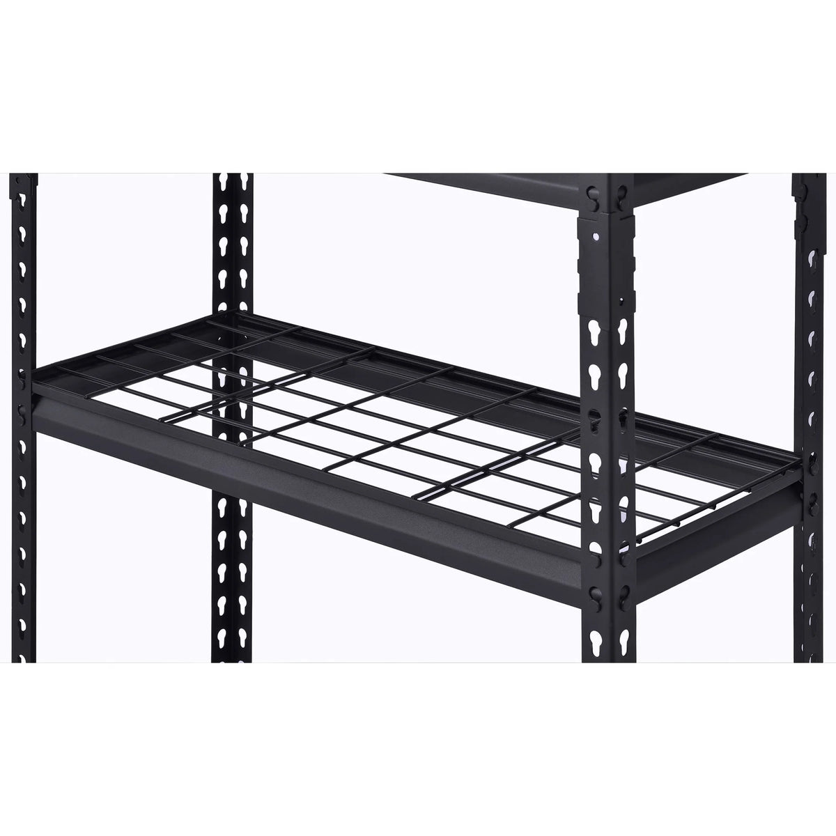 Muscle Rack 30"W x 12"D x 60"H 5-Tier Steel Shelving; 500 lb. Capacity per Shelf; Black