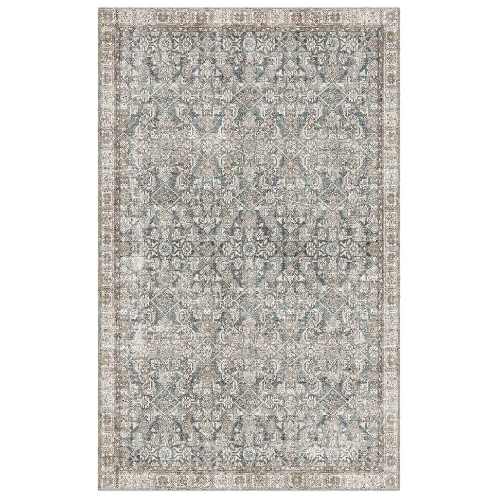 Apache Chenille Area Rug, Celyse Blue, 5' x 8'