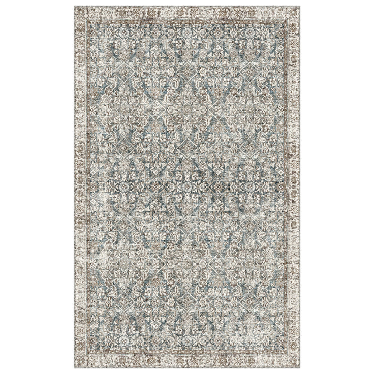 Apache Chenille Area Rug, Celyse Blue, 5' x 8'
