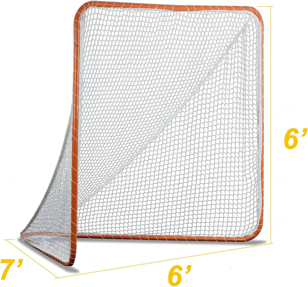 ANDGOAL Portable Backyard Practice Lacrosse Goal, 6.00 x 7.00 x 6.00 Feet