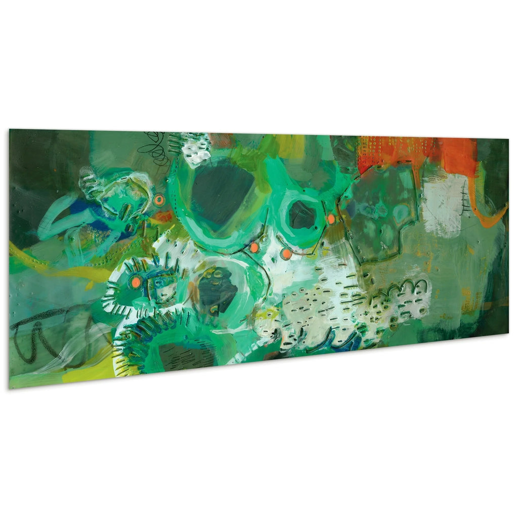 Empire Art Direct Lolly II Frameless Free Floating Tempered Glass Panel Graphic Wall Art, 63" x 24" x 0.2", Ready to Hang