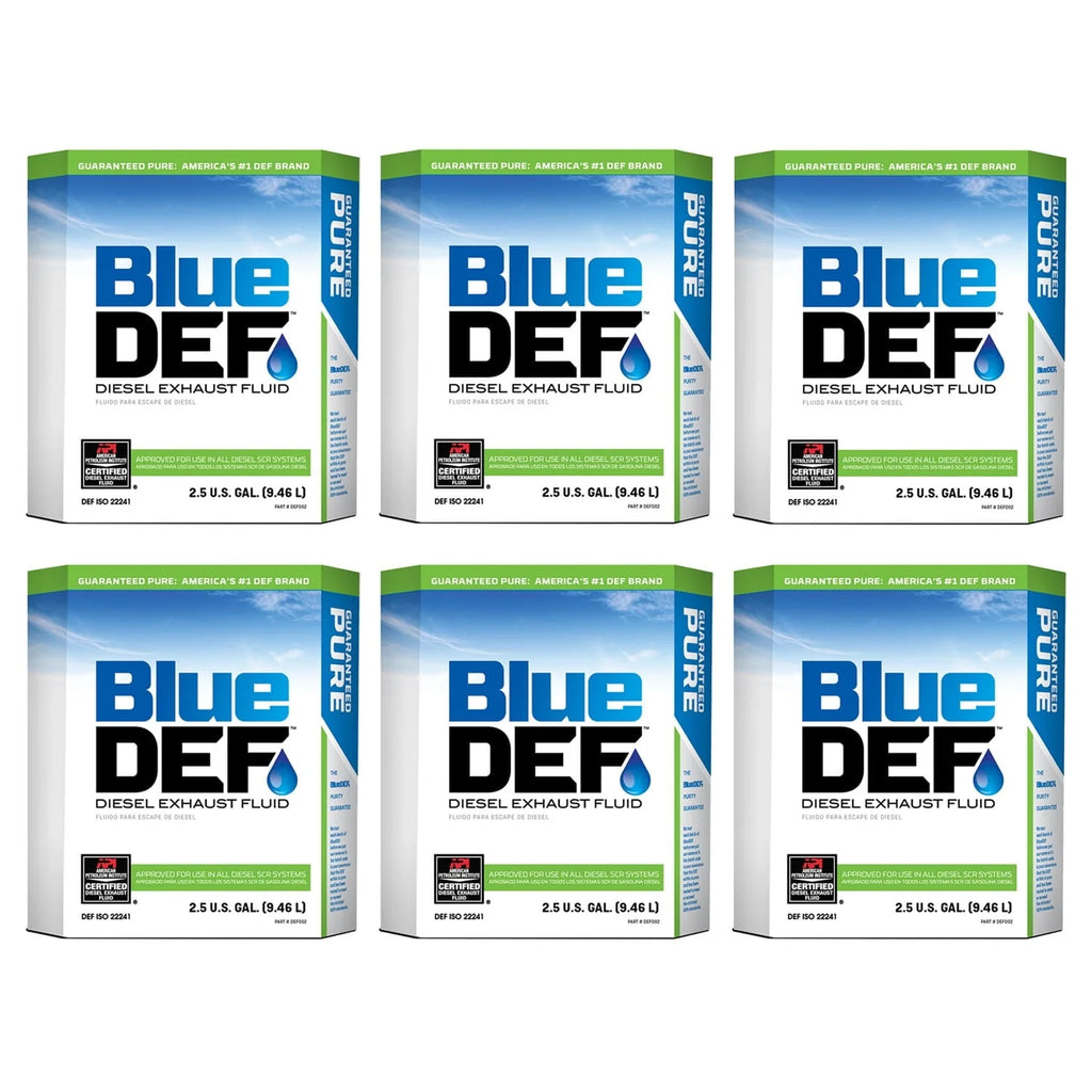 BlueDEF 48 x 40 x 44.75 inches Diesel Exhaust Fluid 2.5 gal Jug (6 Pack)
