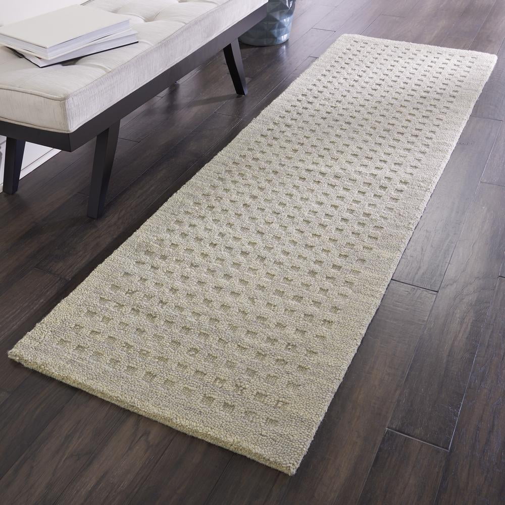 Nourison Perris Solid Charcoal 3'9" x 5'9" Area Rug, (4x6)