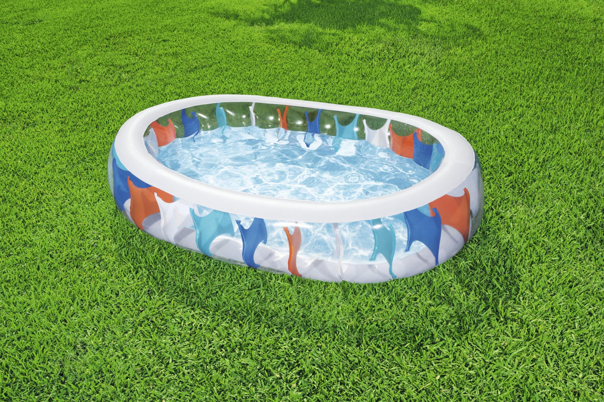 H2OGO! 7'6" x 60" x 20" Elliptic Inflatable Play Pool