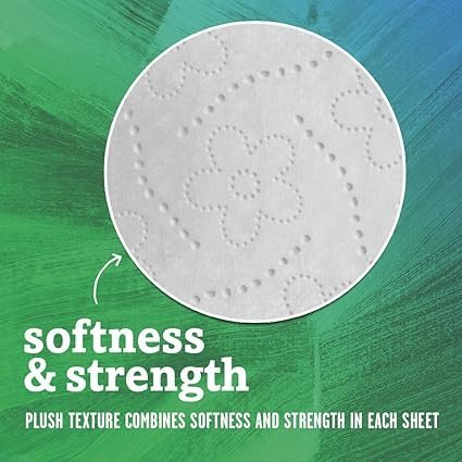 Seventh Generation White Toilet Paper 2-ply 100% Recycled Paper, 500 sheets, Pack of 60