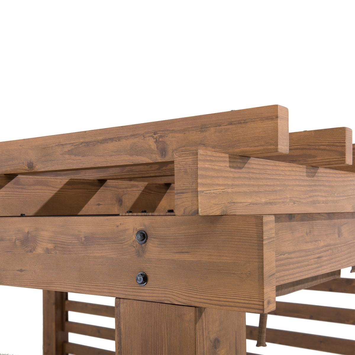 SummerCove 13 ft. x 11 ft. Woodlynne Steel Pergola