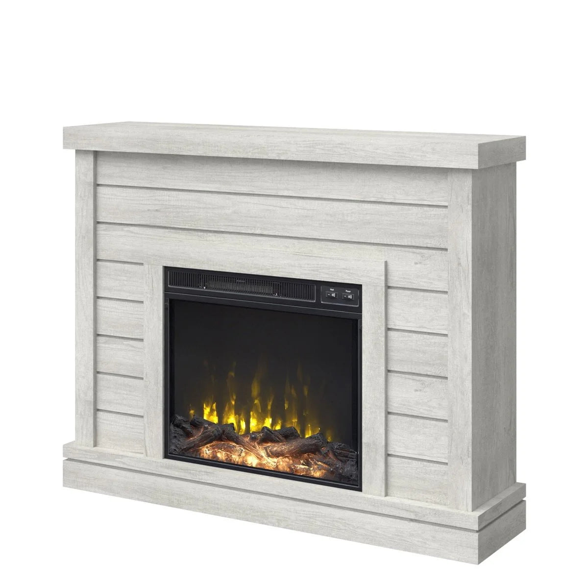 Alaya Wall Mounted Electric Fireplace Sands & Stable Finishs