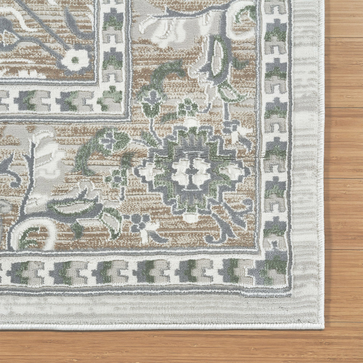 Sasha Area Rug, Adryan Beige Green, 8'8' x 13'