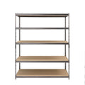 Étagère en acier Muscle Rack, 5 niveaux, 60 po L x 72 po H x 24 po P ; capacité de 800 lb par tablette