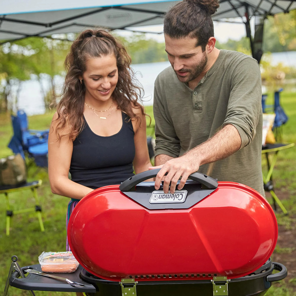 Coleman RoadTrip X-Cursion 2 Burner Propane Gas Portable Grill