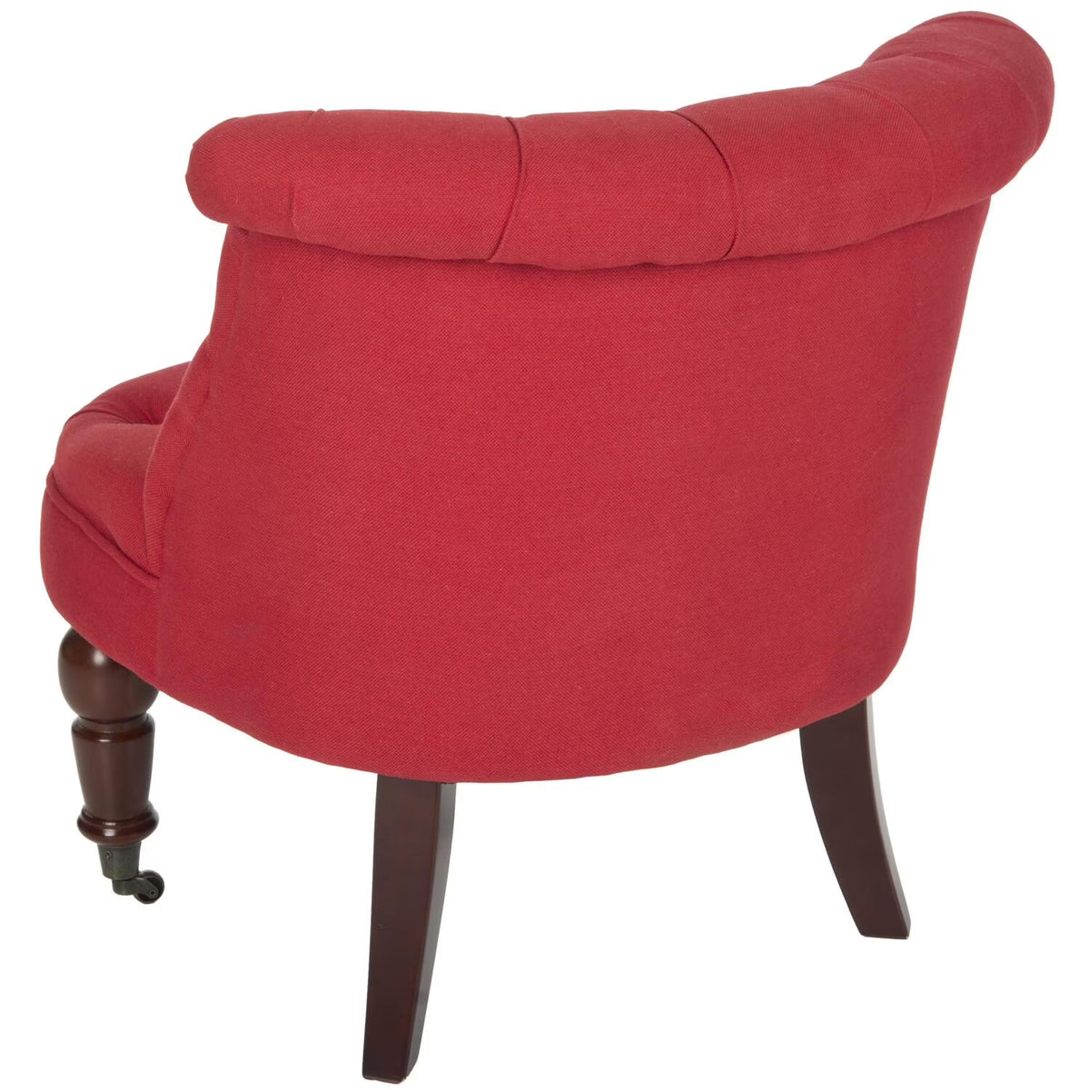 Safavieh En Vogue Carlin Cranberry Tufted Chair - 26.4" x 24.2" x 27"