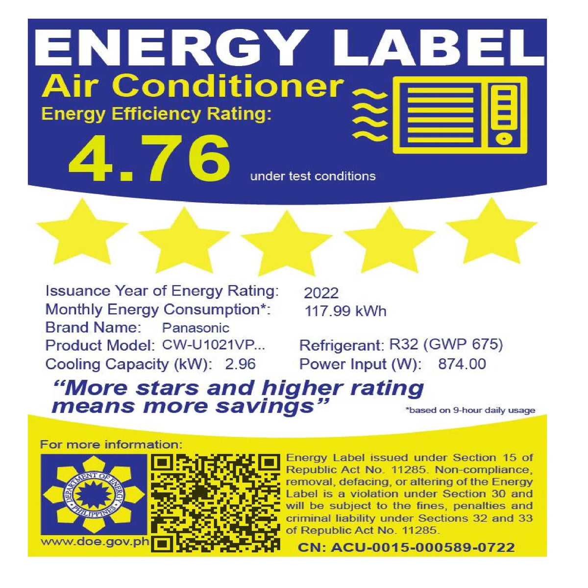 1 HP Split Air Conditioner Inverter with Flexible Installation
