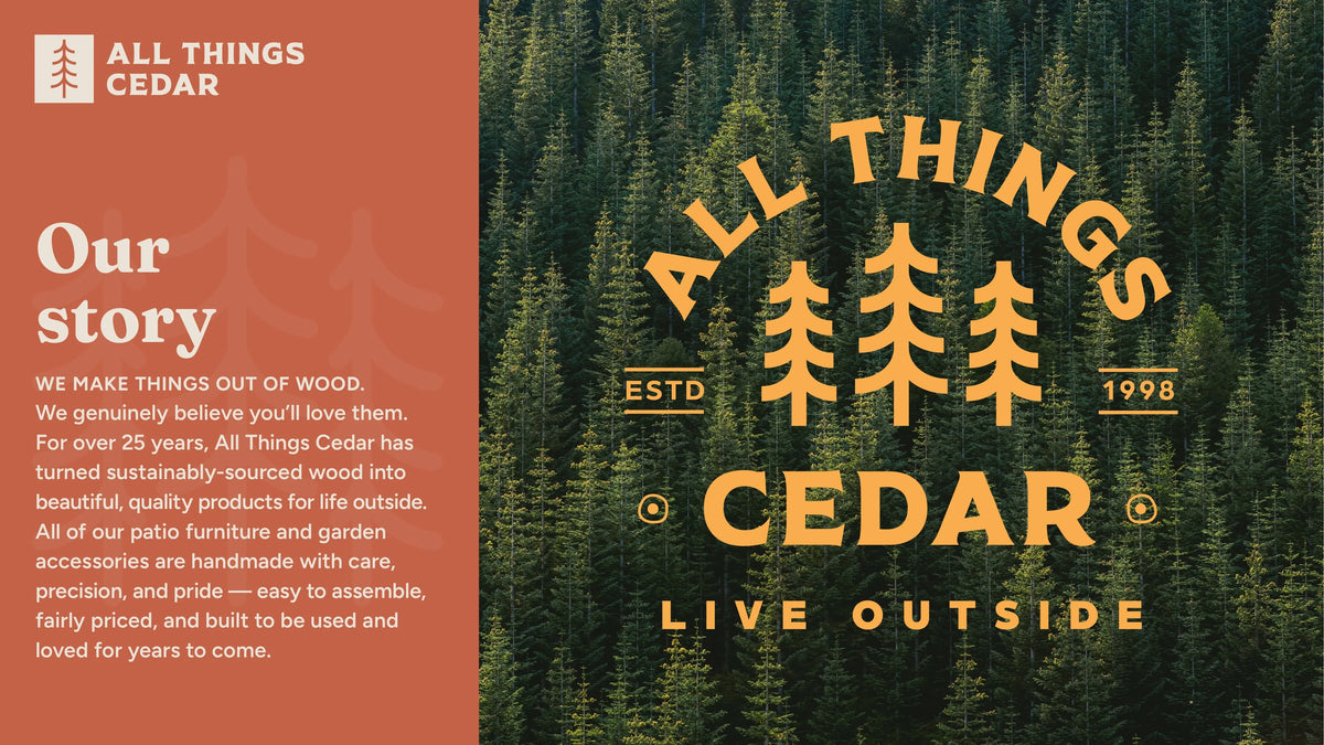 All Things Cedar GA87 Garden Arbor - 60L x 25W x 86H
