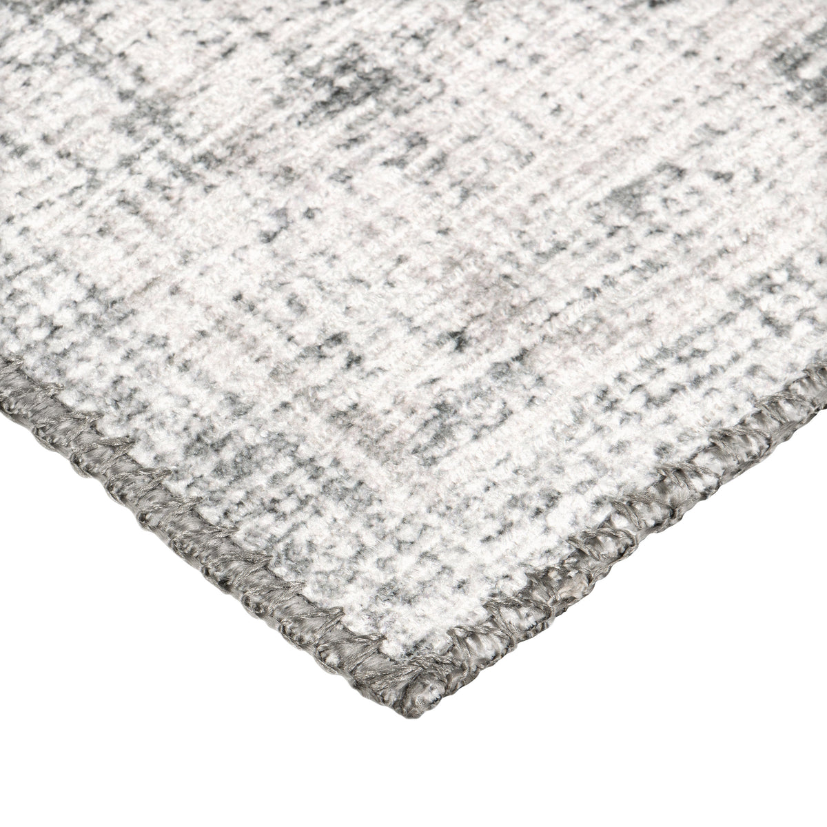 Apache Chenille Area Rug, Gilbert Gray, 6' x 9'