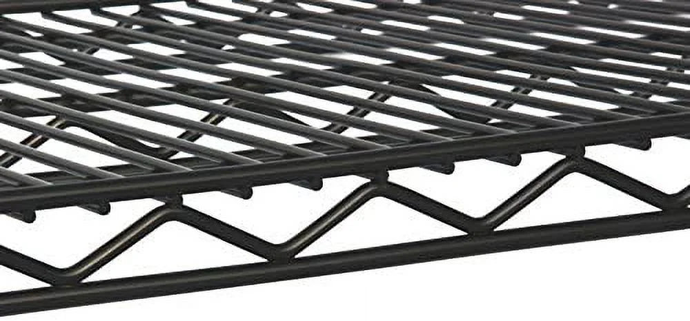 14" Deep x 72" Wide x 86" High 6 Tier Black Add-On Shelving Unit