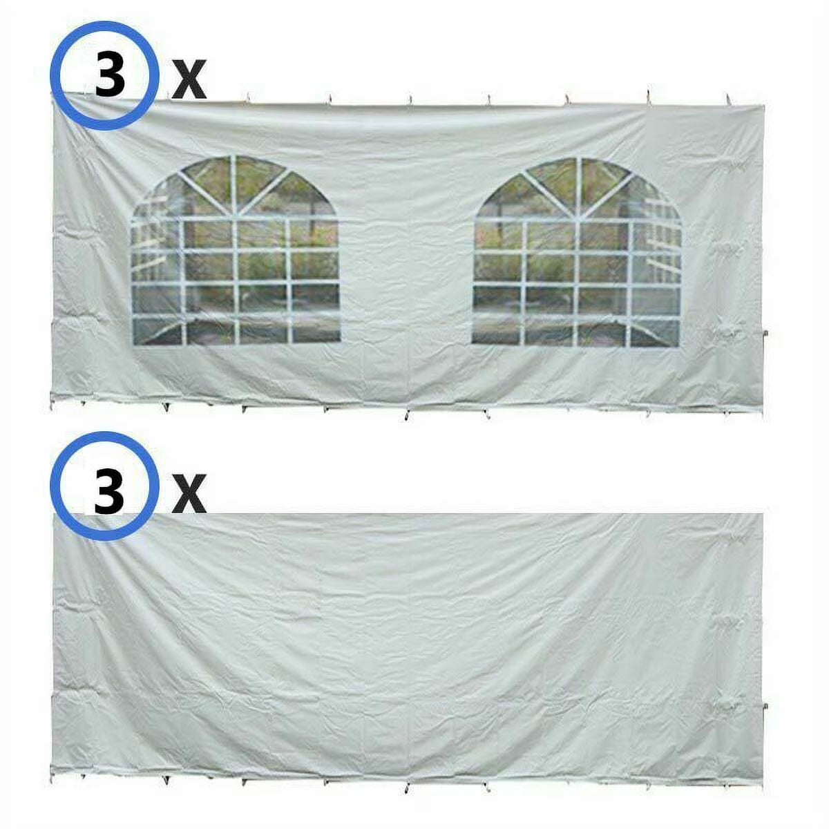 Party and Canopy Tent Premium Blockout Sidewall Kit, 30' x 40'