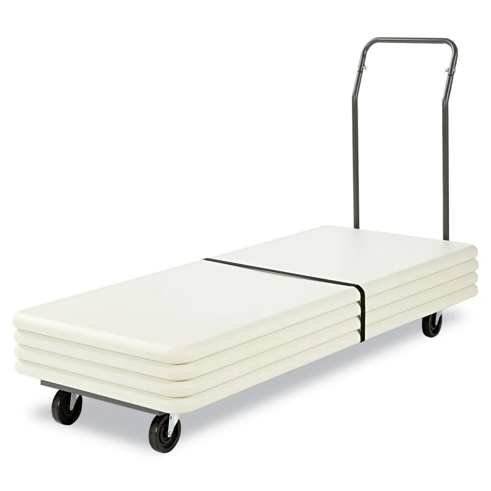 Chariot pour chaises/tables en métal Alera ALEFTCART, 20,86 po x 50,78 po à 72,04 po x 43,3 po, capacité de 600 lb - Noir