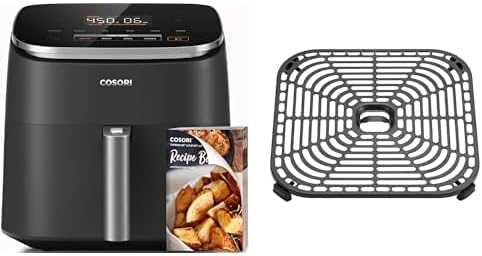COSORI Air Fryer 9-in-1 Compact & Large 6-Qt Fast Turbo Modes Precise Heat for Even Results