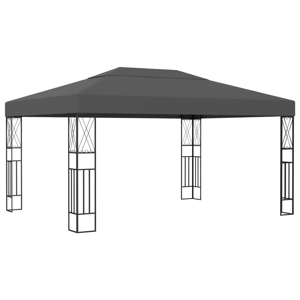 vidaXL 118.1" x 157.5" Taupe Elegant Outdoor Canopy
