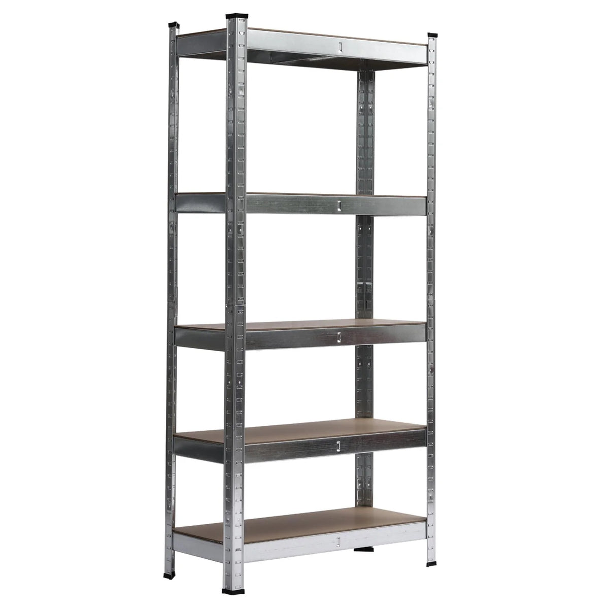 Zimtown 5 Tier Heavy Duty Steel Shelving Unit, 11.8"W x 29.5"D x 59"H Garage Storage Rack Silver
