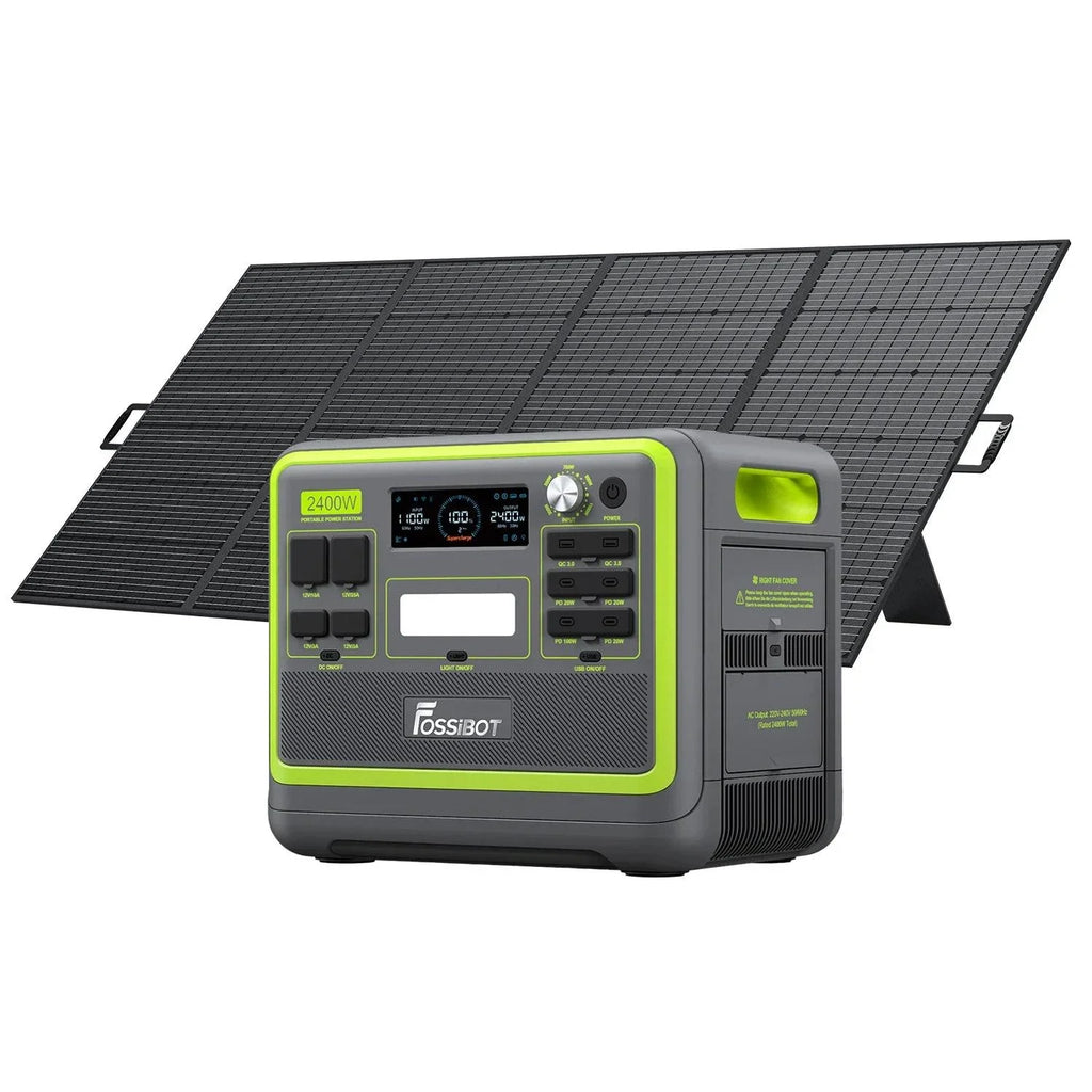 FOSSiBOT F2400 + SP200 | Solar Generators Kits