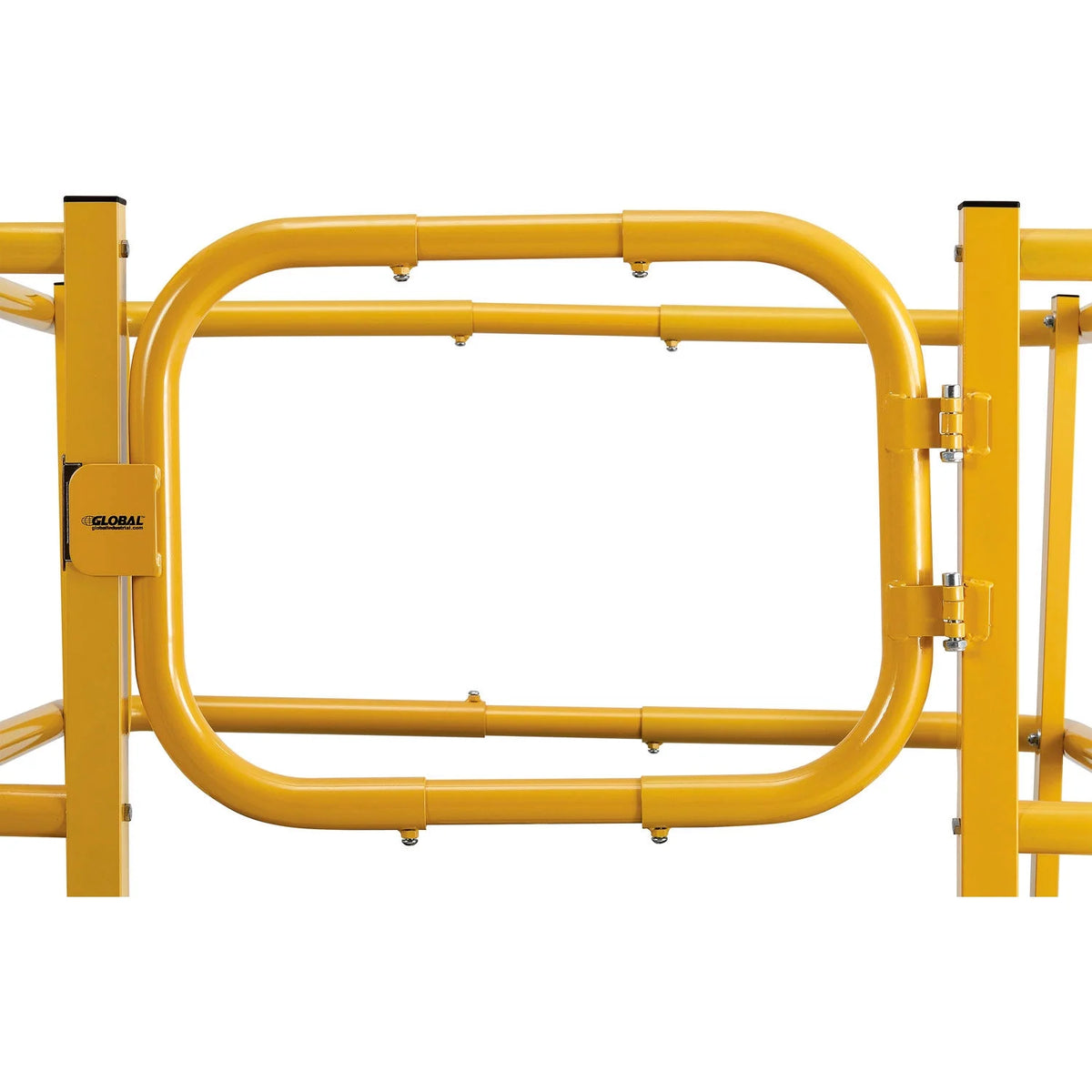 Global Industrial Galvanized Steel Safety Railing For 24"" x 36"" & 30"" x 36""