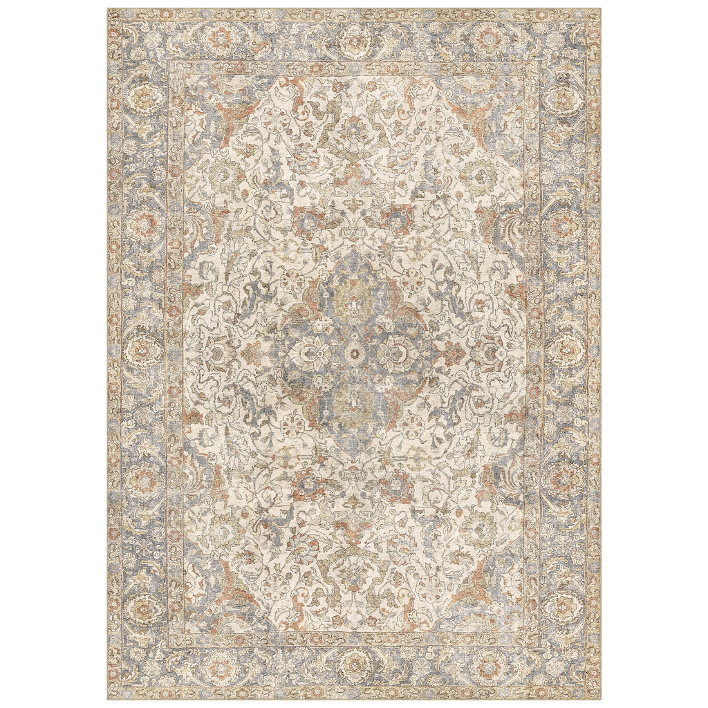 Apache Chenille Area Rug, Rosetta Beige, 9'8' x 13'7'