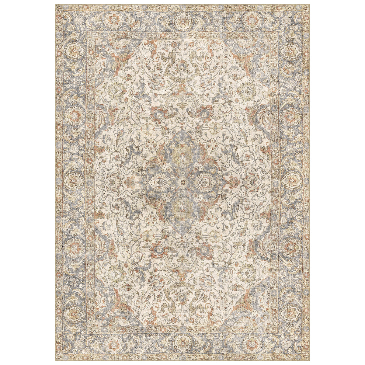 Apache Chenille Area Rug, Rosetta Beige, 9'8' x 13'7'