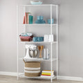 Hyper Tough Steel 5-Tier Storage Shelf Unit 72"H x 36"W x 16"D, 1750lb Total Capacity, White