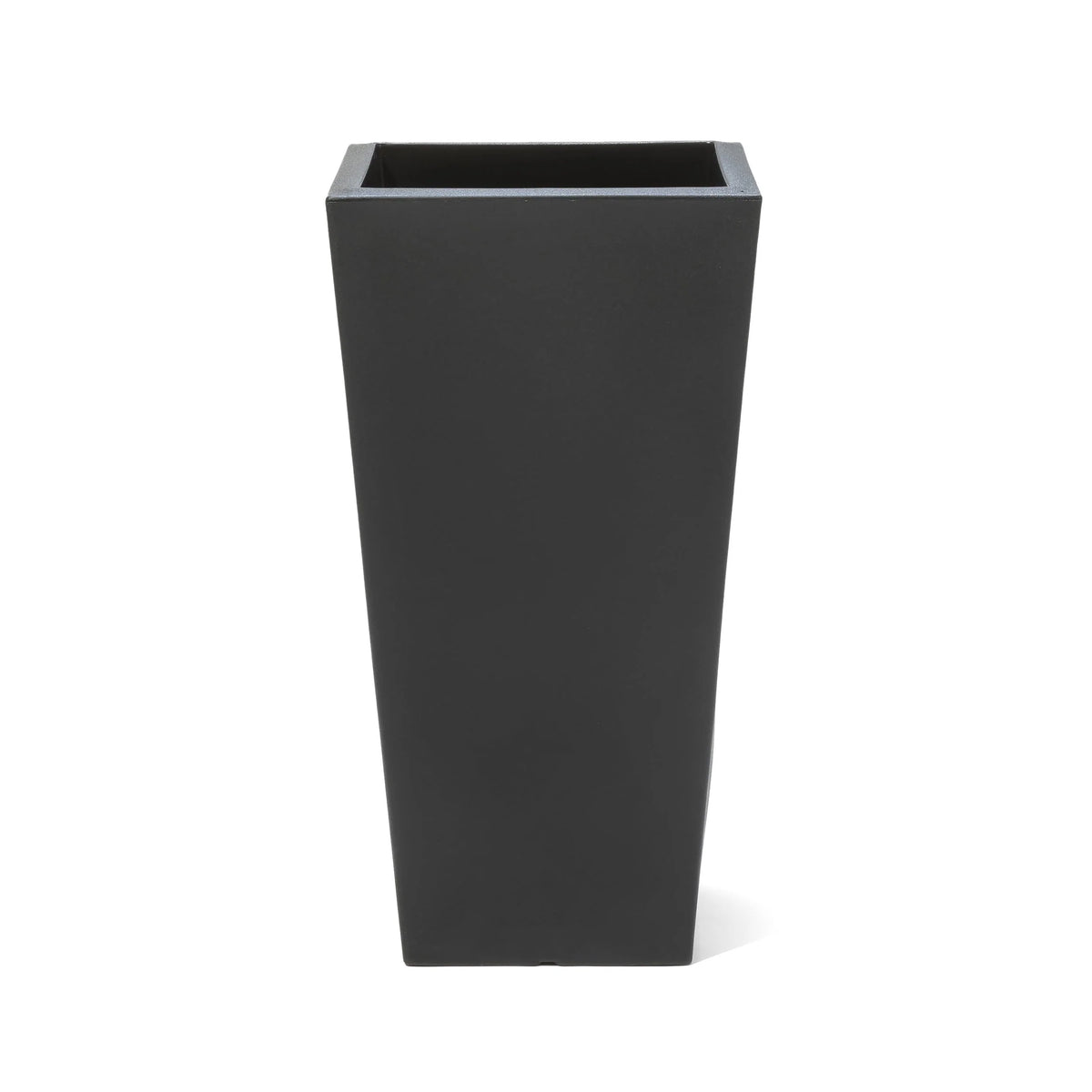 Step2 Tremont 2pk Plastic Black Square Planter 15" W x 15" D x 28" H
