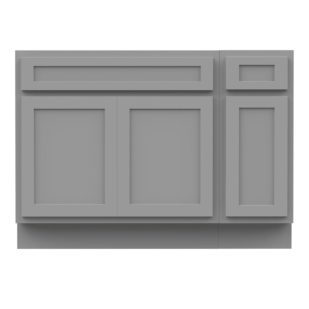 Meuble-lavabo de salle de bain 45 po l x 21 po P x 32,5 po H sans comptoir, brun
