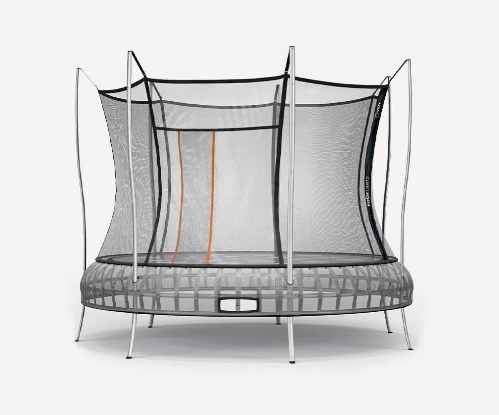 Vuly Safe Outdoor Trampoline Round Springless Trampolines With Safety Enclosure Net