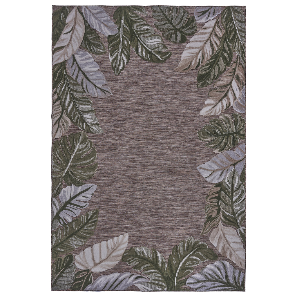 Tapis d'intérieur/extérieur Laguna, Molokai naturel, 6'6" x 9'6"