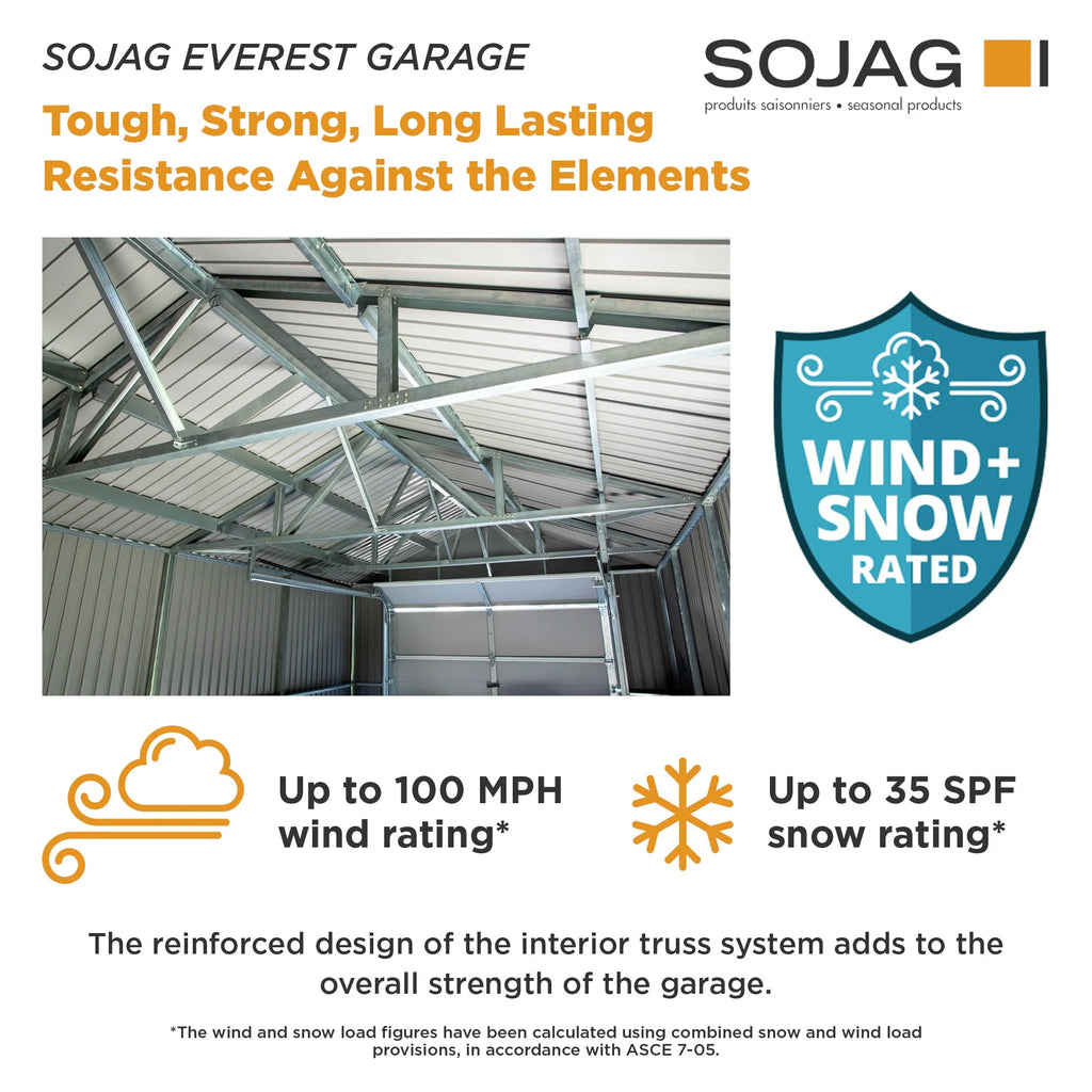 Garage Sojag Everest 12 pi x 25 pi