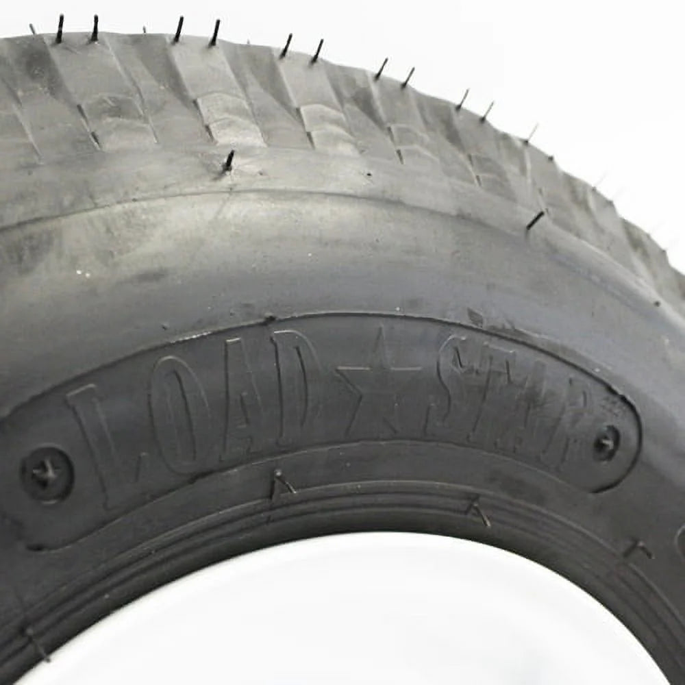9" X 4.5" 5-4.5" Bolt Circle White Trailer Wheel