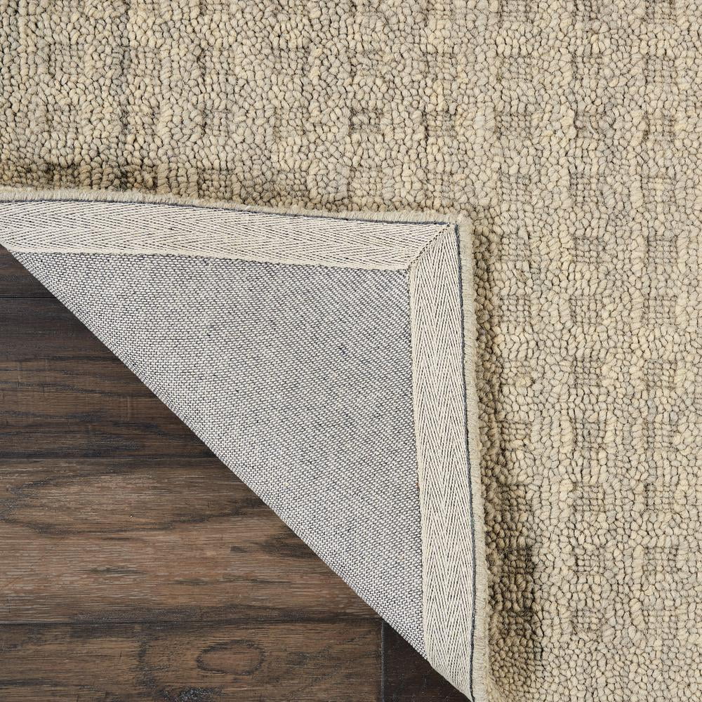 Nourison Perris Solid Charcoal 3'9" x 5'9" Area Rug, (4x6)