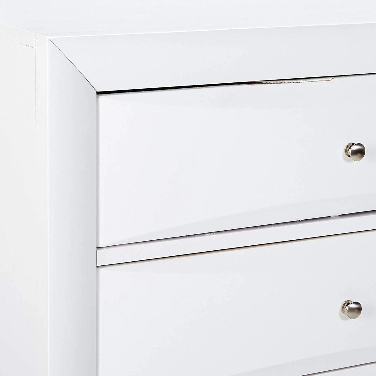 Acme Ireland 5 Drawer Wood Chest in White 32"L x 17"W x 48"H