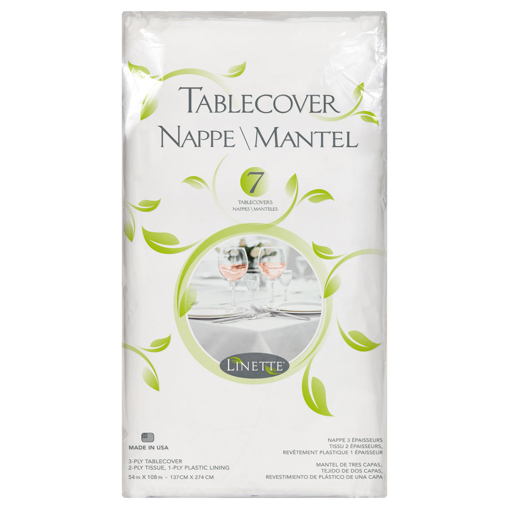 Linette Table Cover, 54' x 108', 7-count